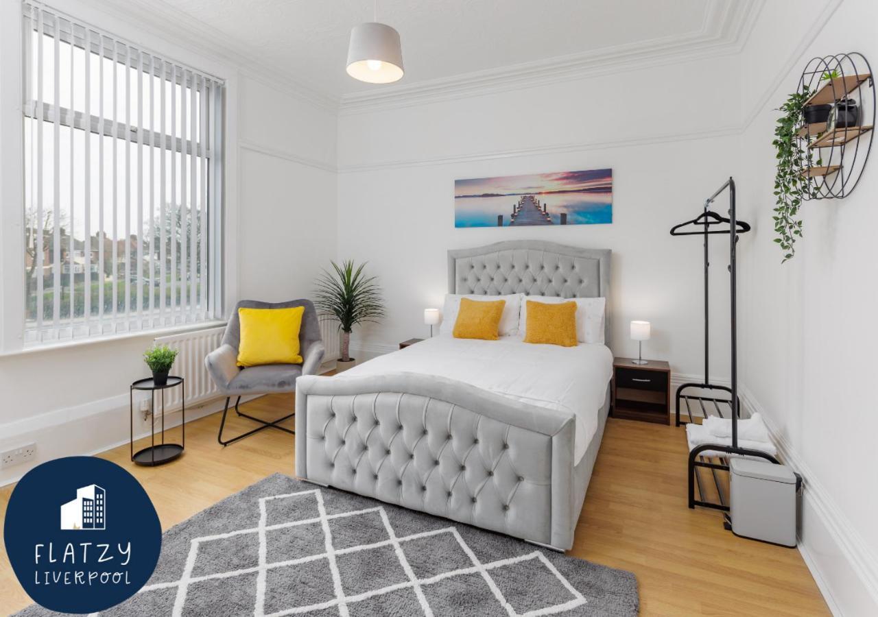 Flatzy - 6 Bed Oasis Close To Football Stadiums Liverpool Luaran gambar