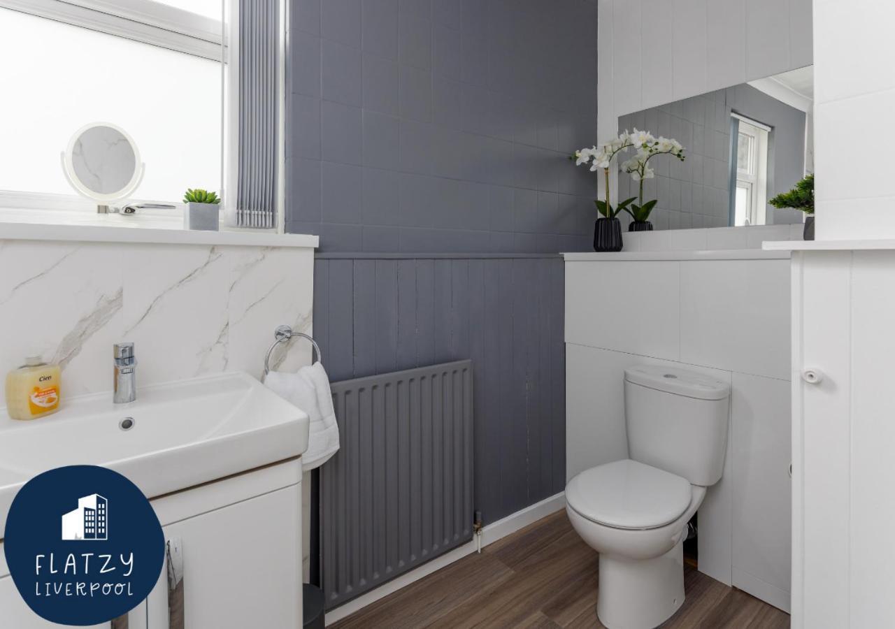Flatzy - 6 Bed Oasis Close To Football Stadiums Liverpool Luaran gambar